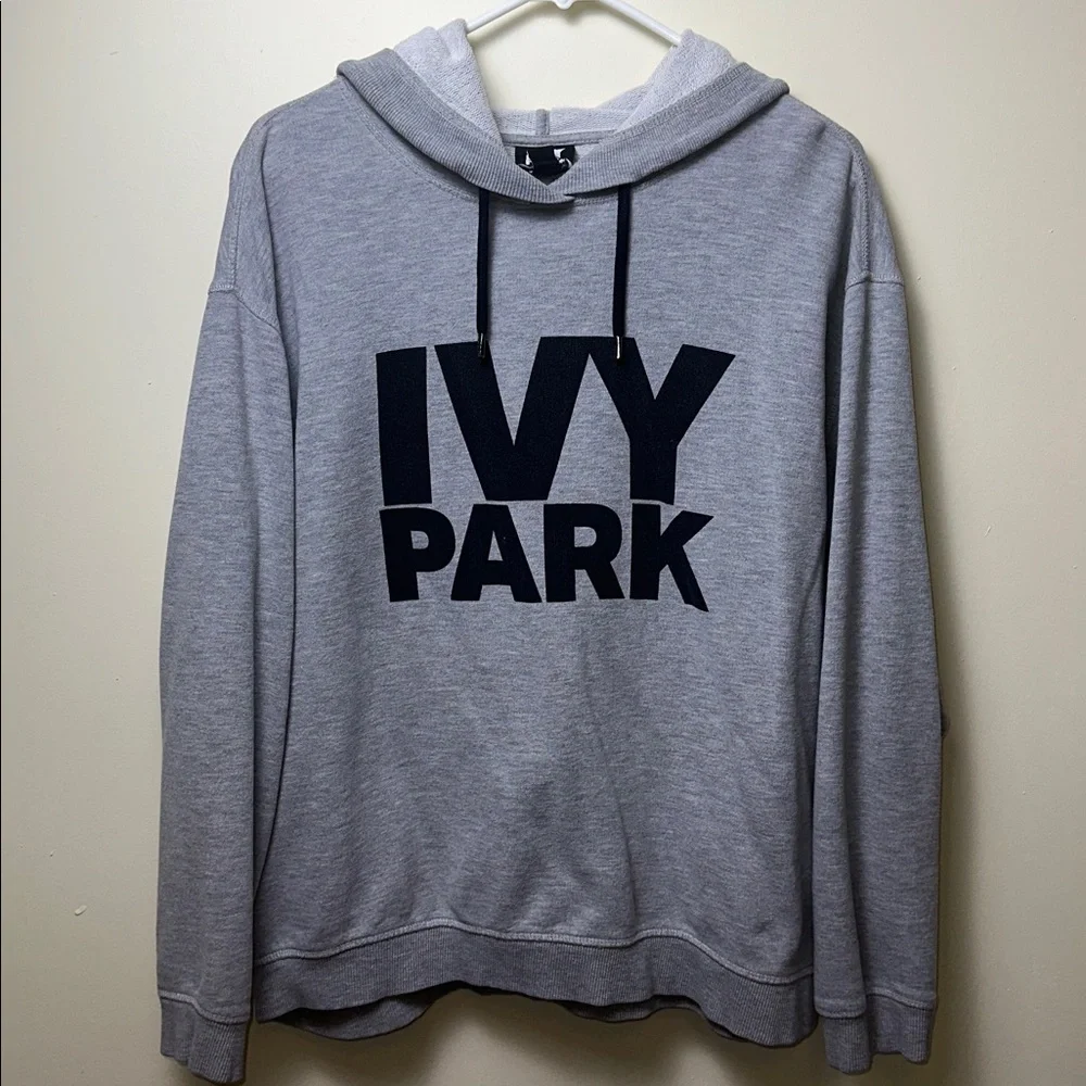 IVY PARK Gray Hoodie with Black Lettering - Picture 1 of 5